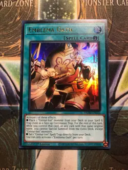 *** EMBLEMA OATH *** 1ST EDITION ULTRA RARE VASM-EN021 YUGIOH! - Image 1