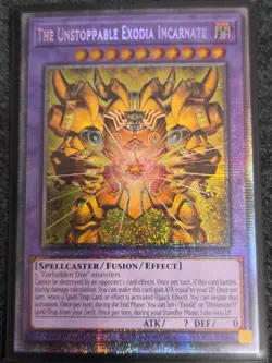 The Unstoppable Exodia Incarnate Starlight Rare MP25-EN008 Yugioh Mega Pack NM - Image 1
