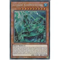 Icejade Kosmochlor Yu-Gi-Oh! BACH-EN006 1st Secret Rare - Image 1
