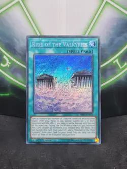 Yugioh Ride of the Valkyries SHVA-EN006 Secret Rare 1st Edition MP - Image 1