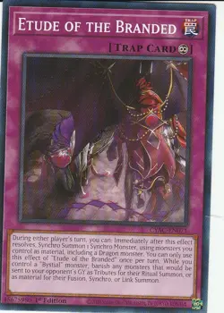 YUGIOH CARD 3 X ETUDE OF THE BREANDED CYAC-EN071 1ST EDITION - Image 1