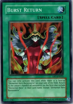 Yugioh Burst Return DP1-EN022 Super Rare NM - Image 1