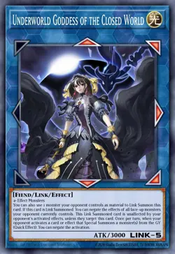 Underworld Goddess Of The Closed World Yu-Gi-Oh! RA02-EN045 Ultra Rare - Image 1