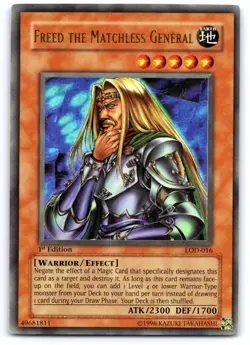 (LOD) Yu-Gi-Oh! Freed the Matchless General Legacy of Darkness LOD-016 1st LP - Image 1