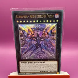 Raidraptor - Rising Rebellion Falcon PHNI-EN045 Ultra Rare 1st Edition Yu-Gi-Oh! - Image 1