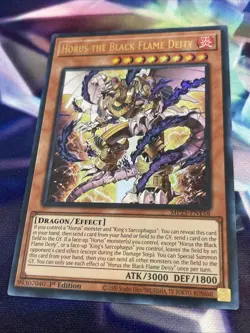 Yu-Gi-Oh! TCG Horus the Black Flame Deity MP25-EN158 Ultra Rare Yugioh NM/M - Image 2