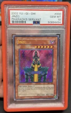 Jinzo PSV-000 Pharaoh's Servant Unlimited Psa 10 - Image 1