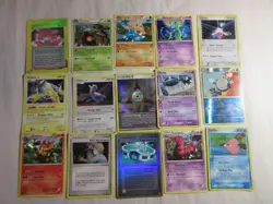 Lot of Older Pokemon Cards with Aquapolis, Holos, and Reverse Holos - Image 2