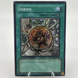Yu-Gi-Oh TCG Shrink STON-ENSE2 Limited Edition Super Rare Card NM - Image 1