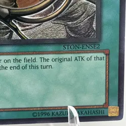 Yu-Gi-Oh TCG Shrink STON-ENSE2 Limited Edition Super Rare Card NM - Image 5