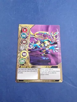Bakugan MUTANT ELFIN Metal Gate Card GOLD 2011 BA1259-GA-SM-GBL 10/48f - Image 1