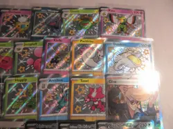 Lot of Paldean Fates Pokemon Cards with Shinies and Full Arts - Image 4