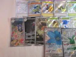 Lot of Paldean Fates Pokemon Cards with Shinies and Full Arts - Image 5