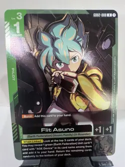 Flit Asuno Foil - GD02-088 - NM - Gundam TCG Card Game - Image 1