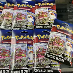 Lot of 24 Pokemon TCG Mystery Pack w/ Foil Card -MJ Holding Company 2024 Walmart - Image 2