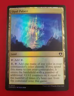 1x Opal Palace | FOIL | Commander Masters | MTG Magic Cards - Image 1