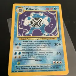 Stage 2 PokeMon "Poliwrath" 15/130 Gamefreak 2000 Card - Never Played -in Sleeve - Image 1