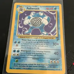 Stage 2 PokeMon "Poliwrath" 15/130 Gamefreak 2000 Card - Never Played -in Sleeve - Image 2