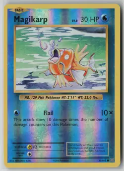 Magikarp 33/108 Pokemon Reverse Holo Evolutions Common Near Mint Card (NM) 1 - Image 1