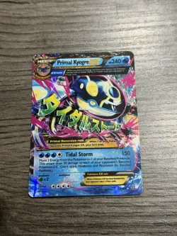 Pokemon TCG Primal Kyogre EX Ultra Rare Card Primal Clash 55/160 (MEGA) - Image 1