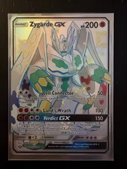 Pokemon TCG Shiny Zygarde GX Holo Rare Card SV65/SV94 Hidden Fates Shiny Vault - Image 3