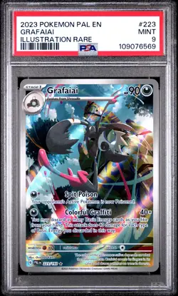 Grafaiai IR PSA 9 2023 Paldea Evolved #223 Pokemon Card - Image 1