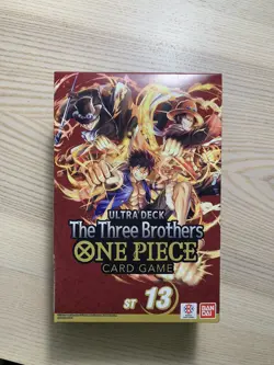 ONE PIECE The Three Brothers ST-13 ULTRA DECK BOX Card Game SEALED Rare Promo - Image 1