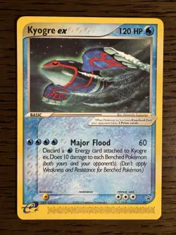Kyogre ex Nintendo Black Star Promo TCG Card 001 2003 - Pokemon - Image 1