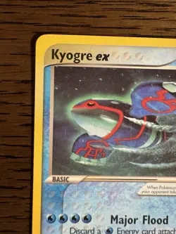 Kyogre ex Nintendo Black Star Promo TCG Card 001 2003 - Pokemon - Image 2