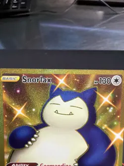 Pokemon Snorlax 224/198 Chilling Reign Secret Rare Gold Card Excellent Condition - Image 3