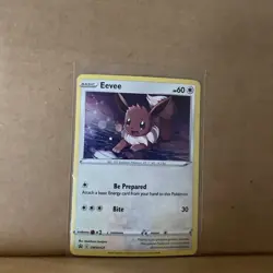 Pokemon Eevee SWSH127 SWSH: Sword & Shield Black Star Promo Holo Card 2021 - Image 1