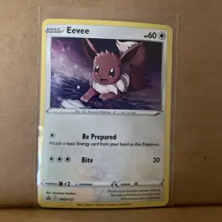 Pokemon Eevee SWSH127 SWSH: Sword & Shield Black Star Promo Holo Card 2021 - Image 3