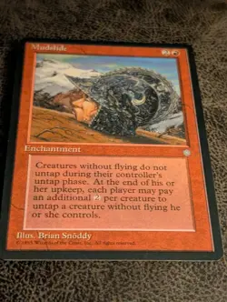 MTG Mudslide Ice Age Regular Card in Near Mint Condition - Image 2