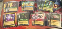Lorcana First, Second, Third Chapter Non Foil Super Rare Bundle X88 Cards MINT - Image 1