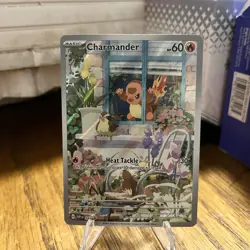 Pokemon Charmander 044 Sv: Scarlet & Violet Promo Cards Holo MP FACTORY DENT - Image 1