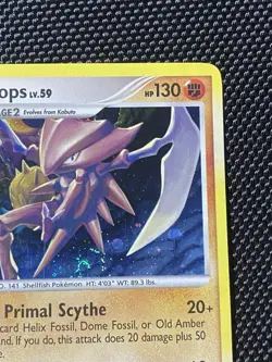 Kabutops 4/99 SWIRL Holo Rare Card Platinum Arceus Pokemon TCG LP/NM - Image 3