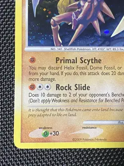 Kabutops 4/99 SWIRL Holo Rare Card Platinum Arceus Pokemon TCG LP/NM - Image 5