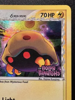Kabuto 67/110 EX Holon Phantoms Pokemon Card Reverse Holo Foil Rare LP - Image 4