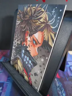 Himiko Toga Hand Drawn 1/1 Sketch Art Card Studio Hero Academia Blacklight MHA - Image 3