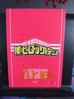 Himiko Toga Hand Drawn 1/1 Sketch Art Card Studio Hero Academia Blacklight MHA - Image 4