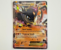 Terrakion EX 71/124 Dragons Exalted 2012 Holo Rare Pokemon Card - Image 1