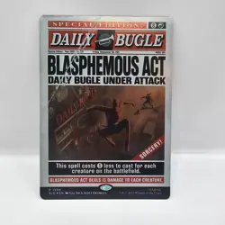 Blasphemous Act NM #1998 Rainbow Foil MTG Secret Lair - Image 1