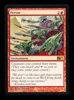 * * 1x Fervor x1 * * M13 MTG NM Near Mint or Close - Image 1