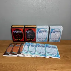 Magic The Gathering Fourth 4th Edition Ice Age EMPTY Starter Deck Box Lot VTG - Image 1
