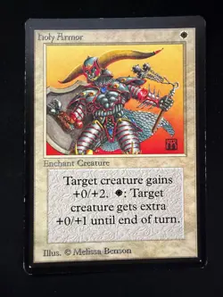 Magic The Gathering: Beta Holy Armor MTG Beta - Image 1