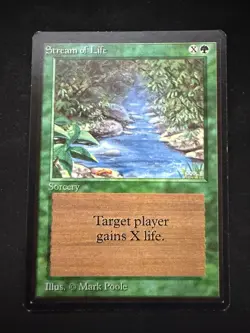 Magic The Gathering: Beta Stream of Life MTG Beta - Image 1