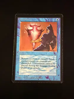 Magic the Gathering: Beta Unsummon MTG Beta - Image 1