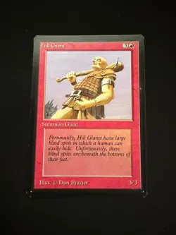 Magic The Gathering: Beta Hill Giant MTG Beta - Image 1
