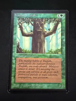 Magic The Gathering: Beta Ironroot Treefolk MTG Beta - Image 1
