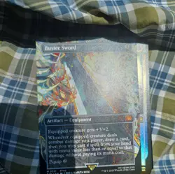 Buster Sword (Borderless) Final Fantasy, MTG: Magic the Gathering #351 NM - Image 2